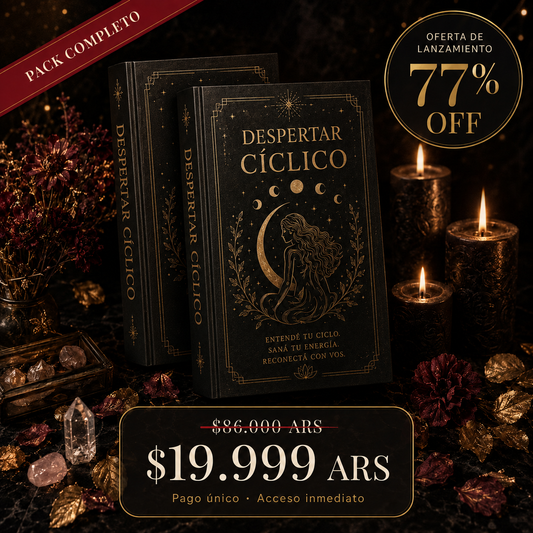 Despertar Cíclico | 📚Pack Integral de Ciclo & Energía Femenina🌺